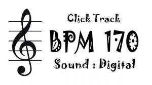 【BPM 170】Digital - Click Track Metronome