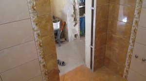 Отделка ванной и бойлерной  комнаты плиткой