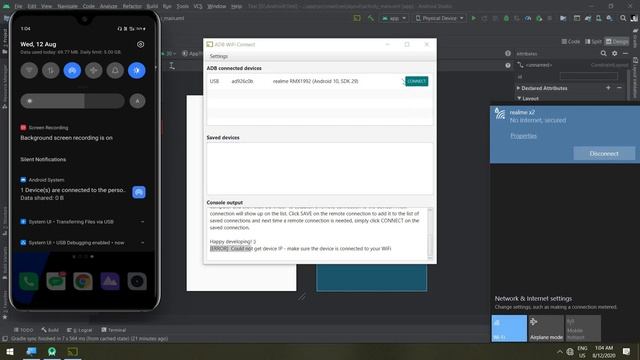 How to connect mobile to android studio without USB Using WiFi | Android Studio