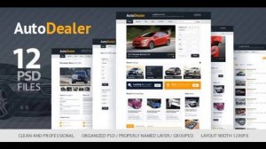 Preview Auto Dealer - Car Dealer PSD Template Retail