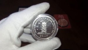 Coin 1 dollar Canada " Silver anniversary of Elizabeth 2" / Нумизматический челлендж # 29 !