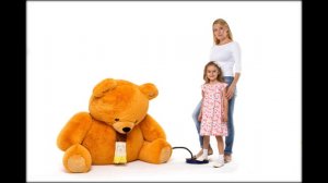 Надувной плюшевый медведь мягкая игрушка для детей