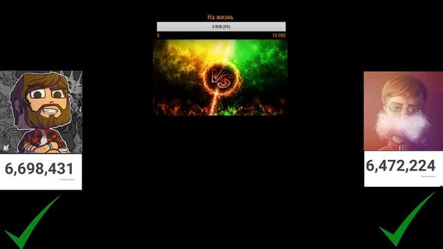 Кто же выиграет???? Кто первый собирёт 7000000 подписчиков???? Аид или Лололошка смотреть онлайн