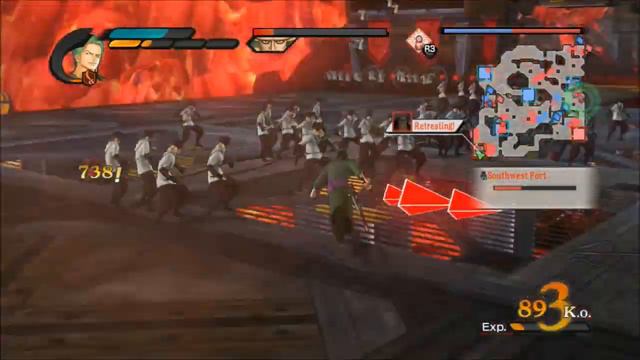 One Piece Pirate Warriors 2. Злой Ророноа Зоро.