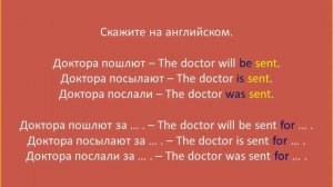 учить английский урок по английски как сказать доктора послали