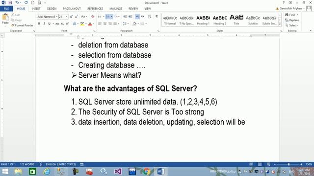 SQL Server Introduction  Tutorial - 2 #databasemanagement #database #databases #databaseprogramming