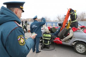 В Хакасии прошли соревнования по ликвидации последствий ДТП