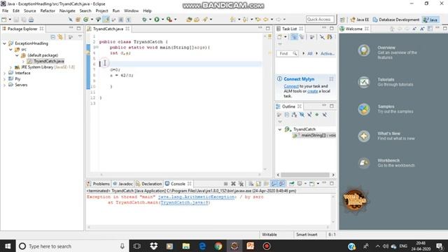 Try and Catch in Exception Handling in java in Hindi With Best Examples смотреть онлайн