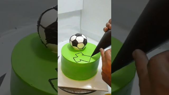 Football Cake#Short#Birthday cake#How to make Birthday Cake