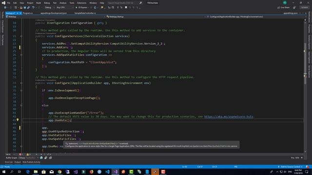 Angular with ASP.NET Core and Visual Studio 2019 - Getting Started смотреть онлайн