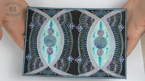 Точечная роспись обложки для паспорта