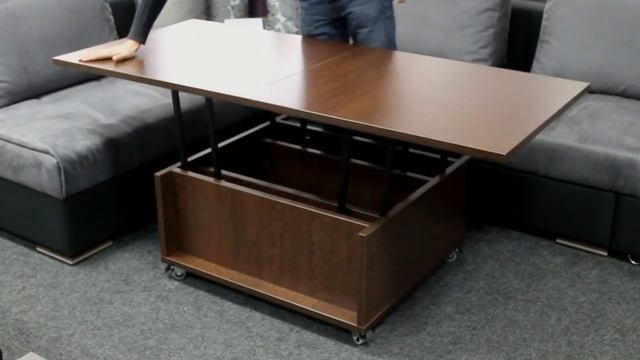 Стол трансформер Кубо журнальный-обеденный смотреть онлайн