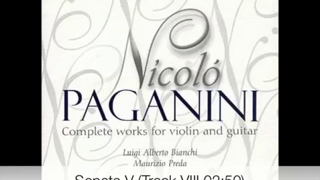 Paganini - Complete works for violin and guitar CD 5-9 (Centone di sonate-5)