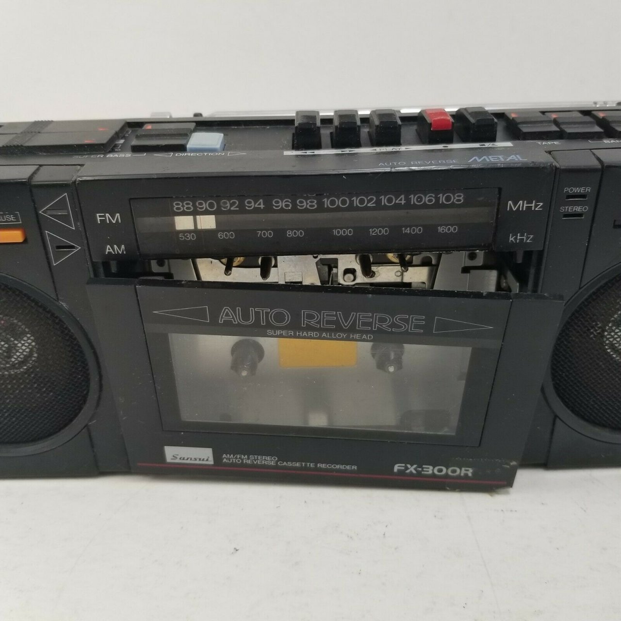 Sansui Fx300R Cassette Recorder Player Boombox. смотреть онлайн видео