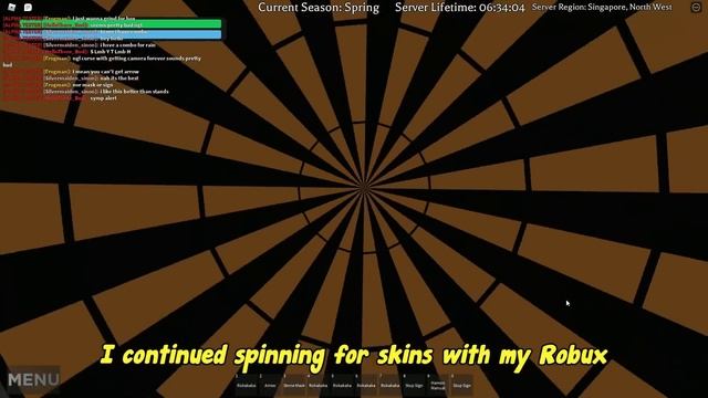 Obtaining Rainy Time And It's New Legendary Skin in Sakura Stand смотреть онлайн