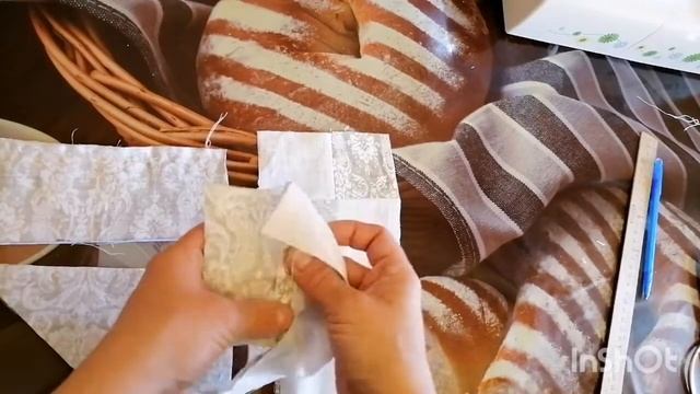 Всего два квадрата ткани, а какой блок получился, пэчворк для начинающих, сможет каждый!
