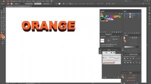 Урок по Иллюстратору. Объемные буквы. Illustrator Tutorial