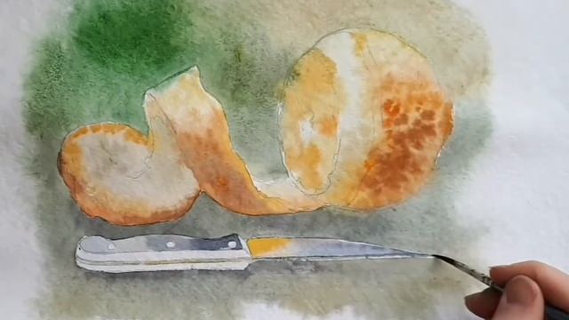 Рисуем апельсин. смотреть онлайн