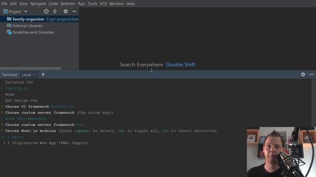 Project: Family Organizer - Part 1: Setup the application with NUXTJS, Koa and JEST смотреть онлайн