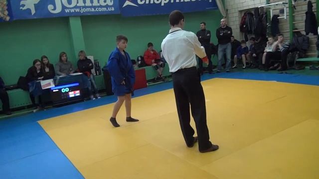 Чикрий - Довжик. - 50 кг. Чемпионат КДЮСШ-14. Самбо. 15.02.2015. смотреть онлайн