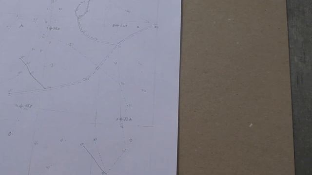 Топографический план  Съемка методом перпендикуляров