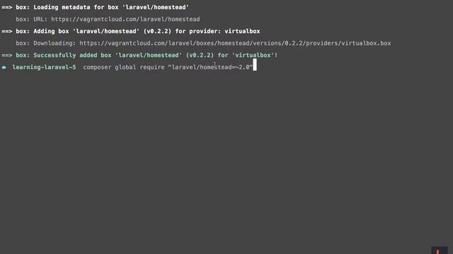 Homestead 2.0 for laravel смотреть онлайн