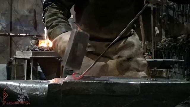 Ковка древнерусской шпильки - амулета путника смотреть онлайн