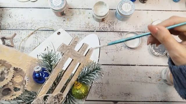 Заготовка для декорування до новорічних свят. смотреть онлайн