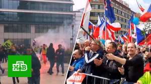 В Европе не проходит и недели без протестов из-за Украины | «Итоги недели»