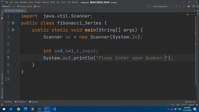 How to make a Fibonacci Series in Java . Java projects / Pratice Set смотреть онлайн
