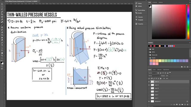 Strength of Materials Lesson 4 | Thin-Walled Pressure Vessels (2/2) смотреть онлайн