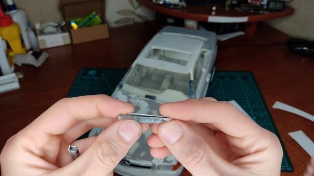 Обзор Mercedes 560sec 1/12. Масштабная модель автомобиля. Моделизм. пвх Handmade .