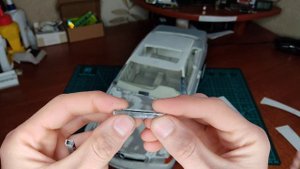 Обзор Mercedes 560sec 1/12. Масштабная модель автомобиля. Моделизм. пвх handmade .