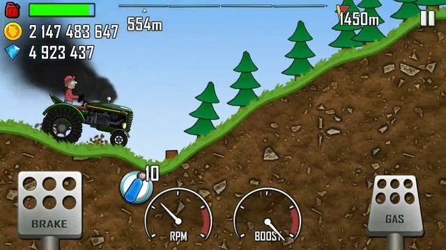 Проехал 810м на ТРАКТОР в ЛЕС в Hill Climb Racing 1 | Езда №19 смотреть онлайн
