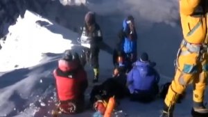 Climbing Hillary Step on Mount Everest