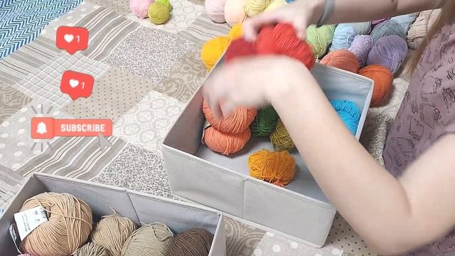 Вязальный СТЕЛЛАЖ / Моя пряжа для игрушек / Что в шкафу у вязальщицы?