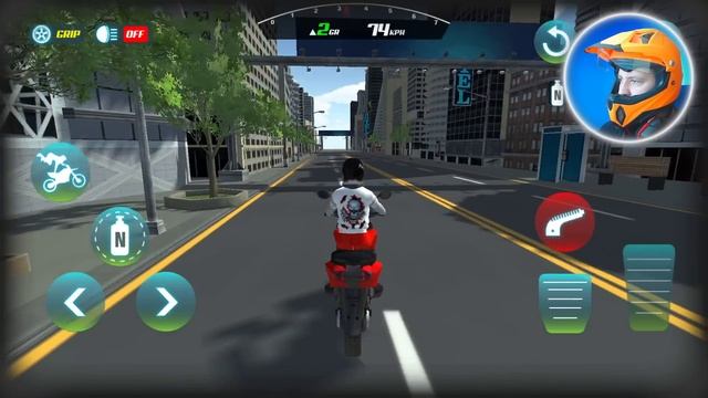Extreme Motorcycle City Driving Moto Rider by Brilliant Gamez Gameplay Android