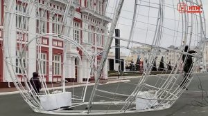 Саранск готовится к наступающему новому году.