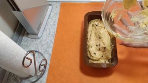 Тыквенный постный кекс