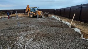 подушка под фундаментную плиту. Часть 2