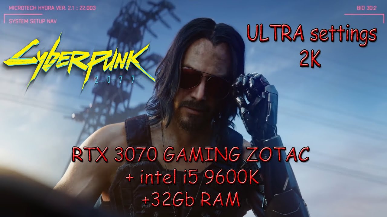 Cyberpunk 2077  RTX 3070 + i5 9600K - Тест ПК