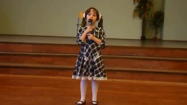 Векерлен "Пастушка", поёт Сорокина Евгения, 6 лет