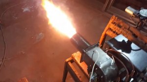 запуск автоматической горелки на отработке