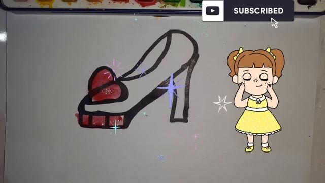 Bolalar uchun poyabzal chizish |Drawing shoes for children|Рисование обувь для детей
