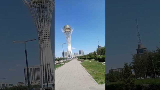 Байтерек! Астана, достопримечательности, в шаговой доступности Абу Даби Плаза, Хан Шатыр, Мечеть смотреть онлайн