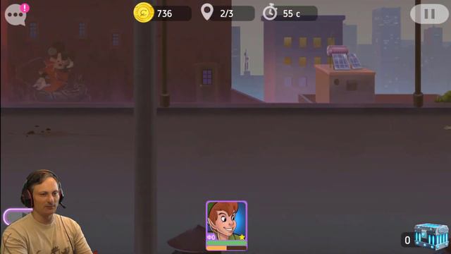 Disney Heroes: Battle Mode→Питер Пен крутой герой и открытие 30 сундуков смотреть онлайн