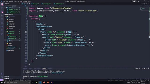 2. Adding Routing and Creating Different Pages | React Finance Tracker App смотреть онлайн