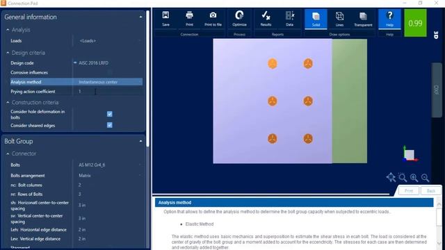 Designing Bolt Groups in RAM Connection смотреть онлайн