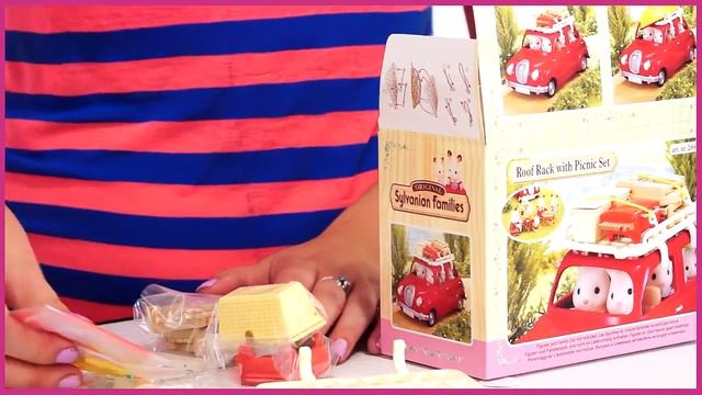 Sylvanian Families Игровой набор Семейный пикник, с багажником для красного автомобиля 2884) смотреть онлайн