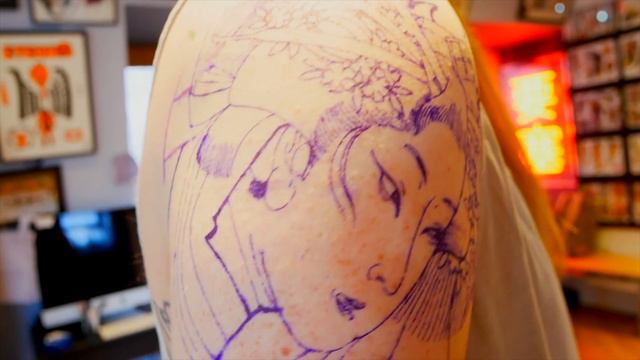 Japanese Sleeve tattoo! Cardiff Stronghold Tattoo jamie oldfield ash Davies смотреть онлайн